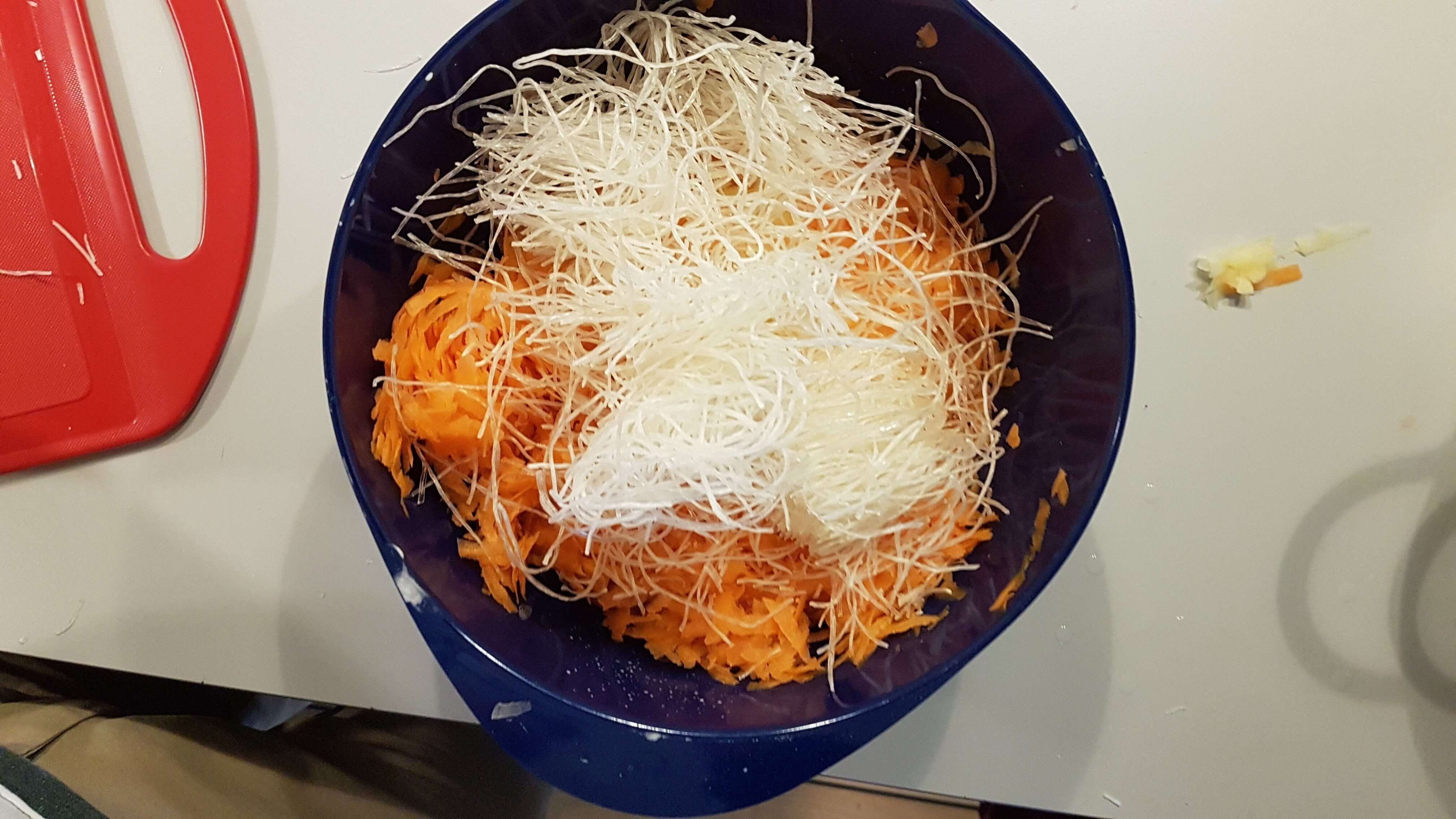 spring roll filling with bean noodles