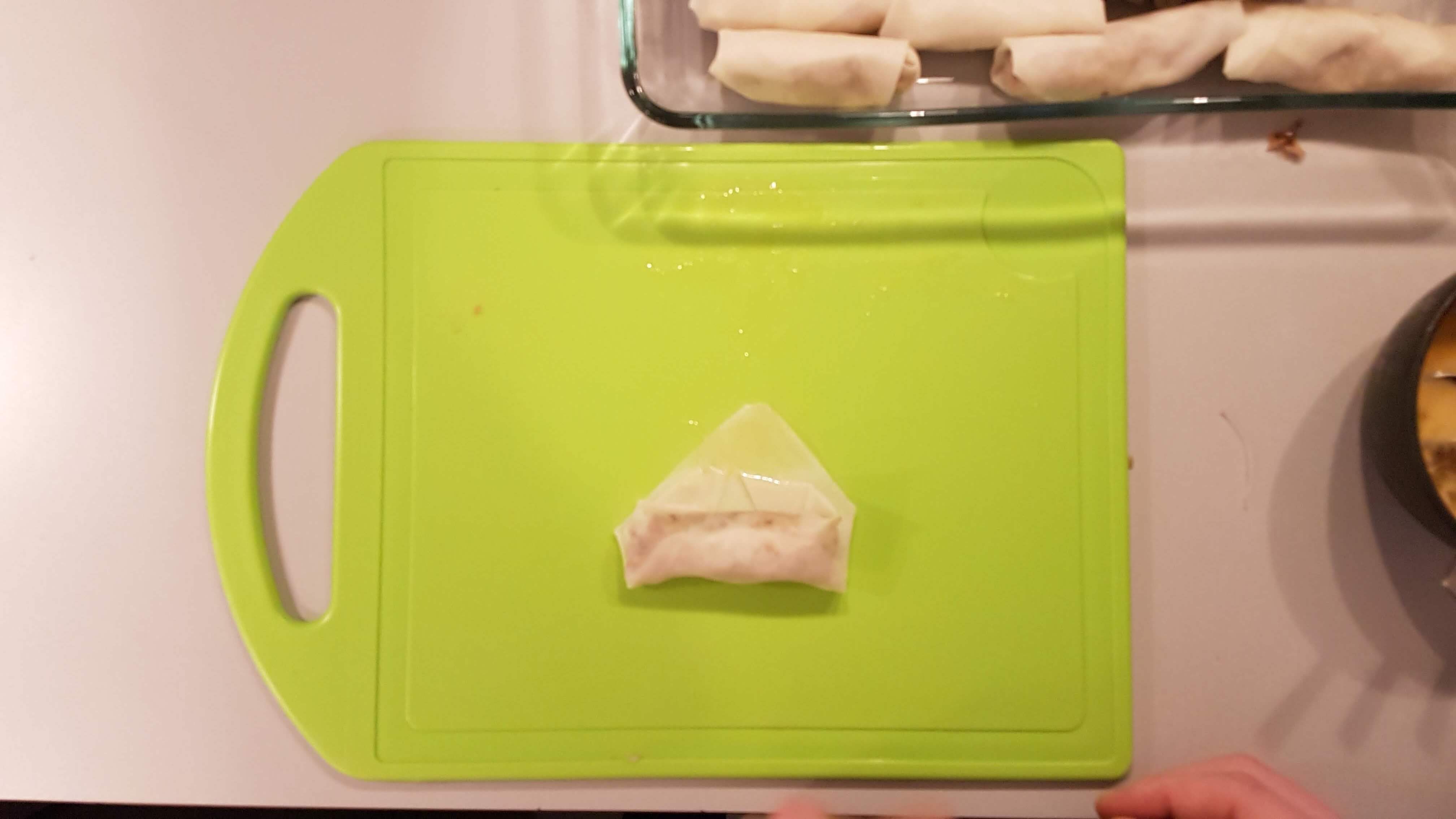 Put lidt lim på spidsen, som lukningen på et konvolut
